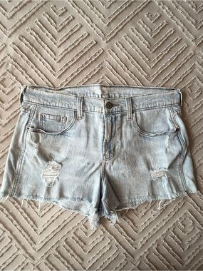 Old Navy Light Distressed Boyfriend Shorts | 4